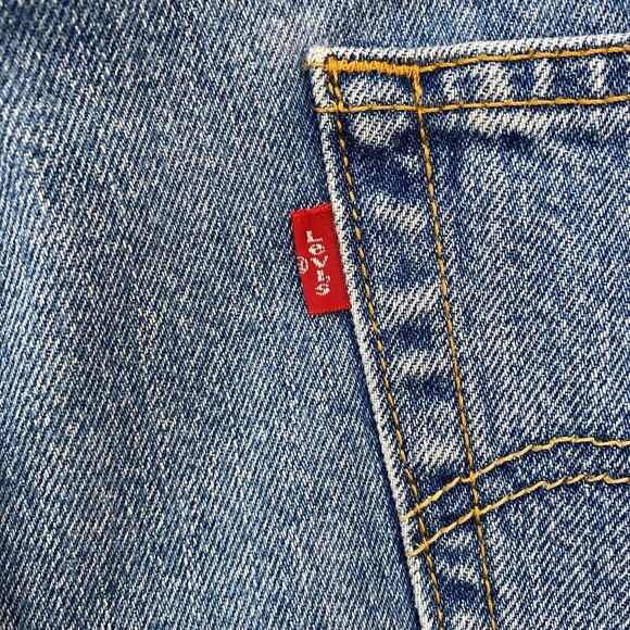 Levis 550 Jeans Straight Leg Relaxed Fit Denim Classic Workwear Mens 36x30 - Picture 6 of 14